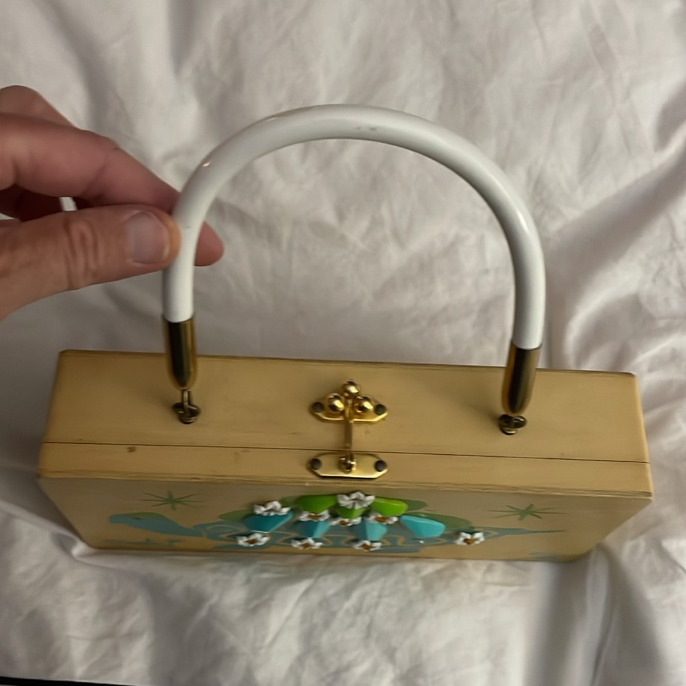 Vintage Enid Collins Poki Turtle Box bag purse - Picture 4 of 8